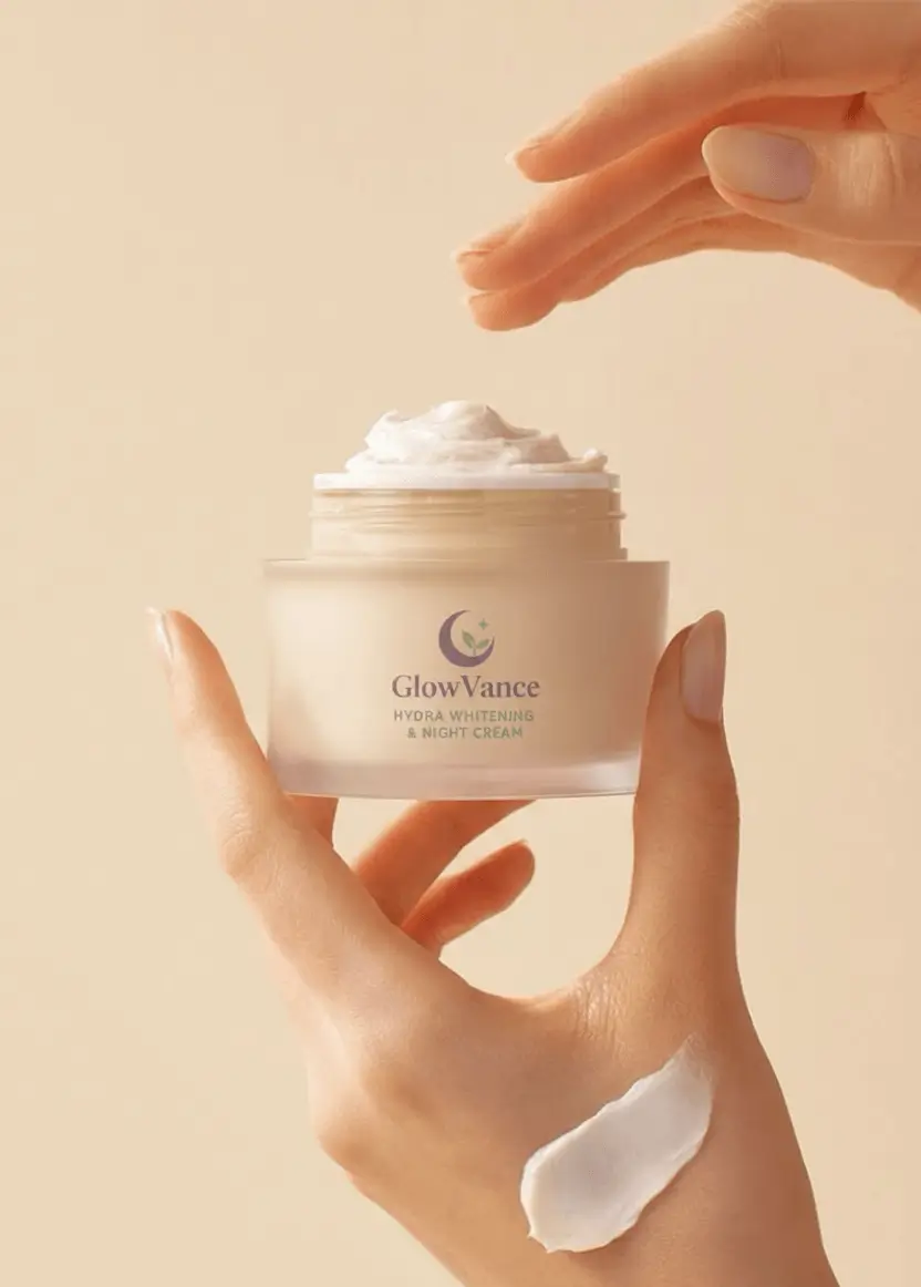 Glow Vance Hydra Night Whitening Cream for Natural Face Glow - Image 4